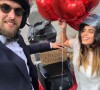 Inès Reg et son mari Kévin sur Instagram. Jolie photo de mariage.