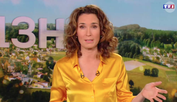 Marie-Sophie Lacarrau de retour sur TF1 à 13H37 après que le journal de 13H n'a pas pu être diffusé normalement.