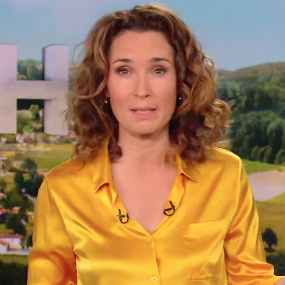 Marie-Sophie Lacarrau de retour sur TF1 à 13H37 après que le journal de 13H n'a pas pu être diffusé normalement.