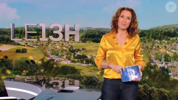 Marie-Sophie Lacarrau de retour sur TF1 à 13H37 après que le journal de 13H n'a pas pu être diffusé normalement.