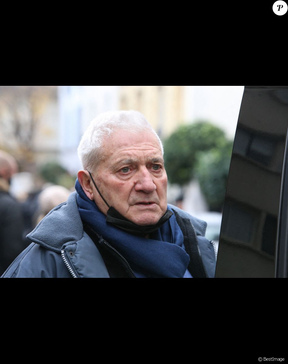Jean-Marie Dominici, père de Christophe Dominici - Cérémonie religieuse en hommage au joueur Christophe Dominici en l'église Saint-Cécile à Boulogne Billancourt © Panoramice / Bestimage