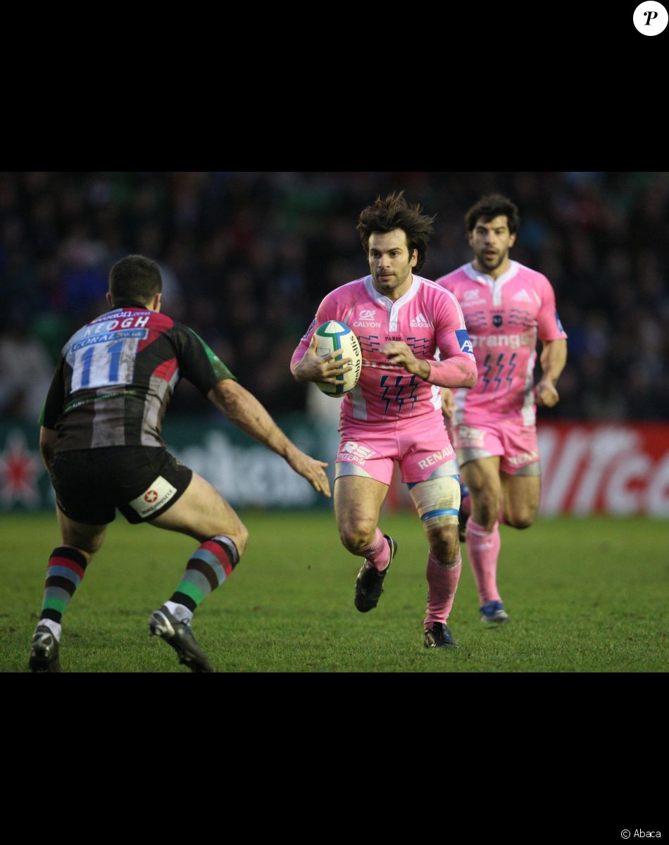 Christophe Dominici lors du match Harlequins - Stade Français à Londres en janvier 2008.