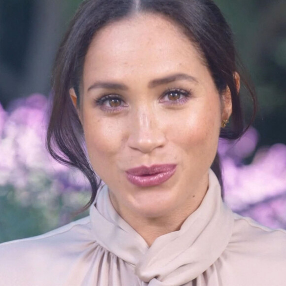 Meghan Markle, duchesse de Sussex, fait une apparition à la télévision américaine dans l'émission "CNN Heroes" le 13 decembre 2020. La duchesse a rendu hommage aux héros "muets" de la pandémie. Une premiere prise de parole depuis l'annonce de sa fausse couche. 