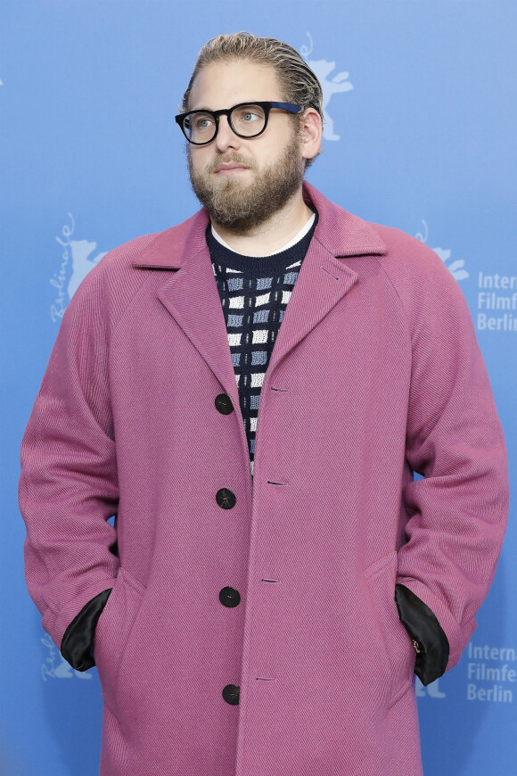 Jonah Hill lors du photocall du film "Mid 90's" au Grand Hyatt Hotel dans le cadre du 69ème Festival International du Film de Berlin (La Berlinale), le 10 février 2019.