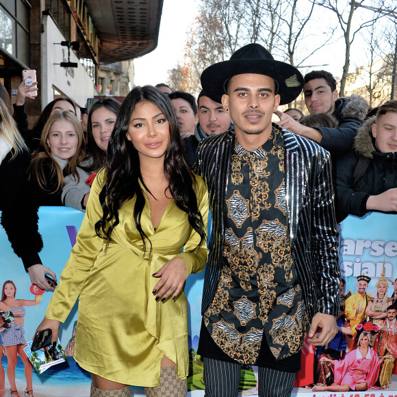 Maeva Ghennam et Greg à l'avant-première de la nouvelle saison de l'émission de télé-réalité "Les Marseillais Asian Tour" au cinéma Gaumont Champs-Elysées à Paris, France, le 13 février 2019. © Veeren/Bestimage