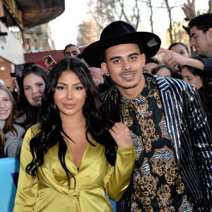 Maeva Ghennam et Greg à l'avant-première de la nouvelle saison de l'émission de télé-réalité "Les Marseillais Asian Tour" au cinéma Gaumont Champs-Elysées à Paris, France, le 13 février 2019. © Veeren/Bestimage