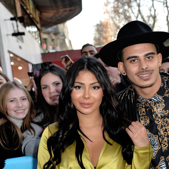 Maeva Ghennam et Greg à l'avant-première de la nouvelle saison de l'émission de télé-réalité "Les Marseillais Asian Tour" au cinéma Gaumont Champs-Elysées à Paris, France, le 13 février 2019. © Veeren/Bestimage