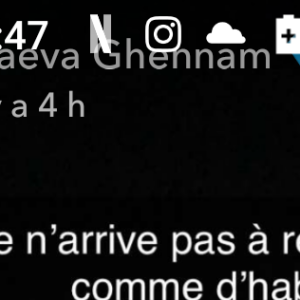 Maeva Ghennam parle de Carla Moreau sur Snapchat