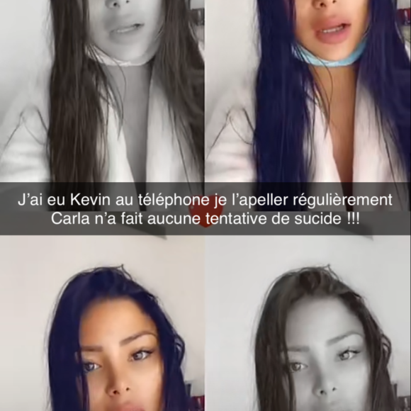 Maeva Ghennam parle de Carla Moreau sur Snapchat