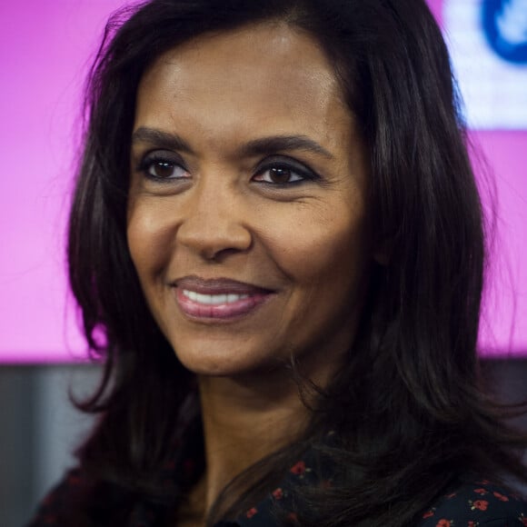 Karine Le Marchand (marraine de la CNDP (Commission nationale du débat public) et animatrice de lémission "L'amour est dans le pré") au 57ème salon International de l'Agriculture au parc des expositions de la porte de Versailles à Paris, France, le 23 février 2020. © Jean-Baptiste Autissier/Panoramic/Bestimage 