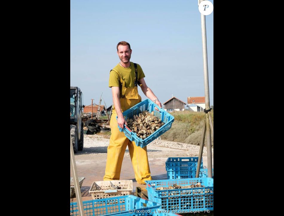 Thomas, l'ostréiculteur de la saison 13 de "L'amour est dans le pré". Janvier 2018.