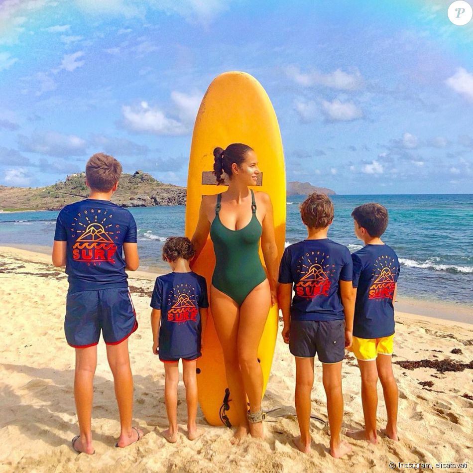 Elisa Tovati (en vacances) sur Instagram.