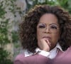 Oprah Winfrey lors de son interview avec le prince Harry et Meghan Markle, le 7 mars 2021 sur CBS.