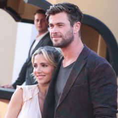 Elsa Pataky et Chris Hemsworth à la première de "Once Upon a Time in Hollywood" à Hollywood, le 22 juillet 2019.