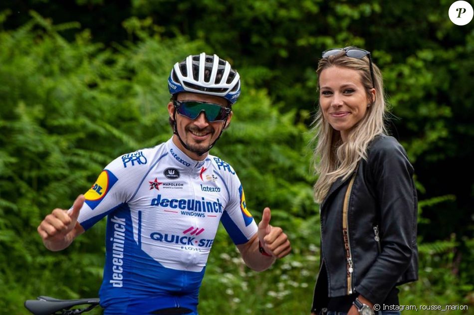 Julian Alaphilippe Et Marion Rousse Le 8 Juillet 2020 Purepeople