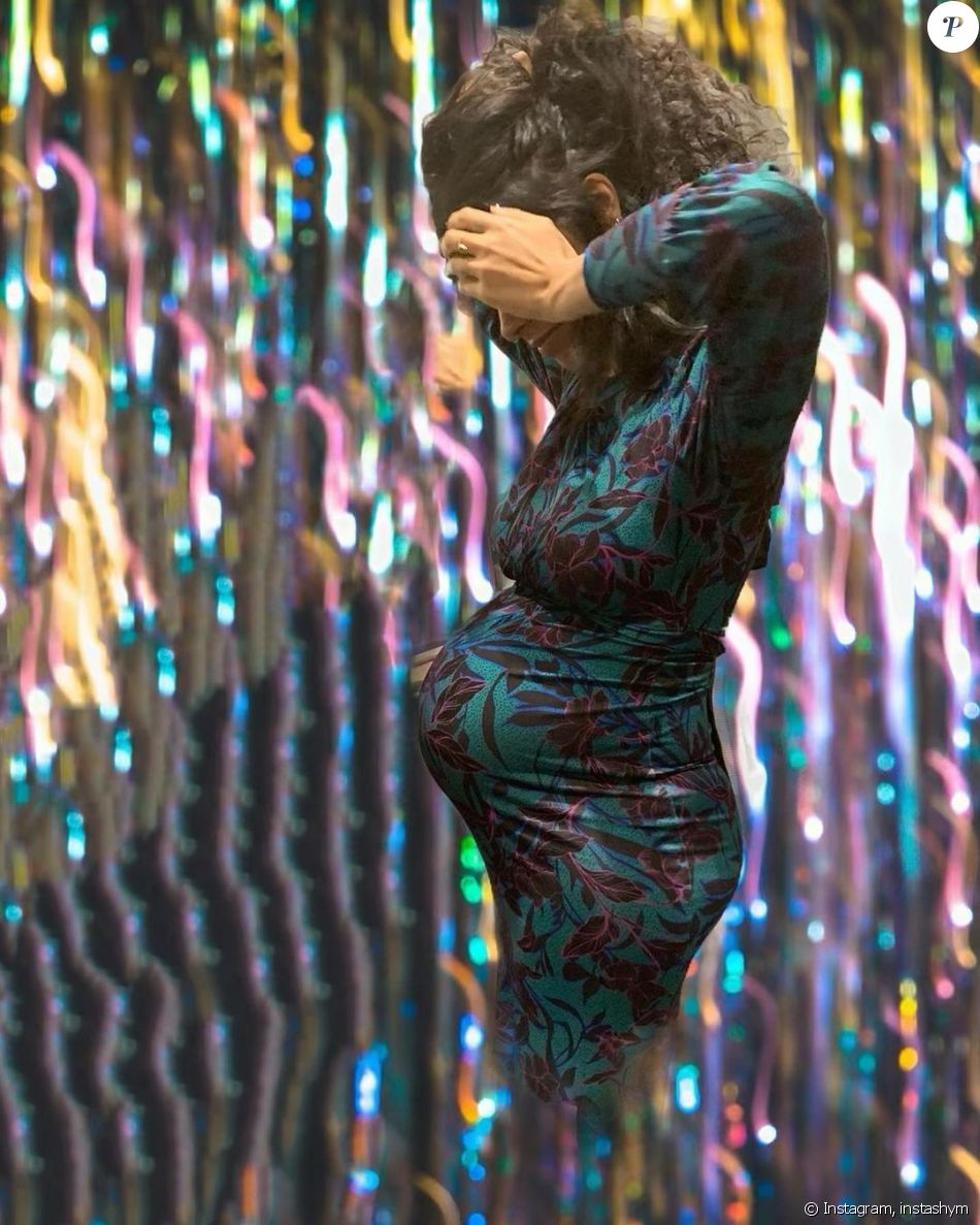 Shy'm enceinte sur Instagram, décembre 2020.