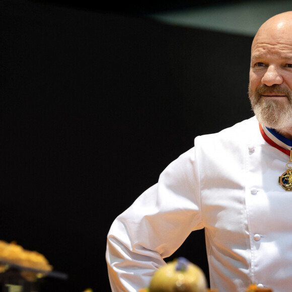 Philippe Etchebest préside le salon français de la restauration "Expotel" à Bordeaux. Il dirige aussi la journée des chefs et sa compétion regroupant 22 Etoiles sur l'évènement, le 25 Novembre 2019. © Patrick Bernard/ Bestimage