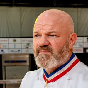 Philippe Etchebest préside le salon français de la restauration "Expotel" à Bordeaux. Il dirige aussi la journée des chefs et sa compétion regroupant 22 Etoiles sur l'évènement, le 25 Novembre 2019. © Patrick Bernard/ Bestimage