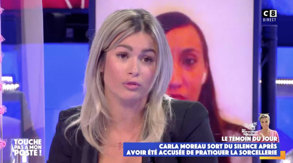 Carla Moreau s'explique sur l'affaire de sorcellerie dans "Touche pas à mon poste" et adresse un message aux "Marseillais" le 8 mars 2021
