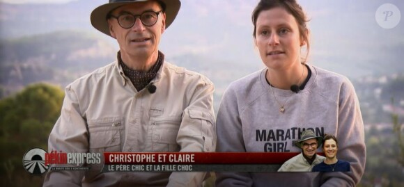 Christophe et Claire lors de l'épisode de "Pékin Express 2021" du 16 mars, sur M6