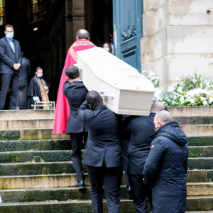 Obsèques du danseur étoile Patrick Dupond en l'église Saint-Roch à Paris, France, le 11 mars 2021.