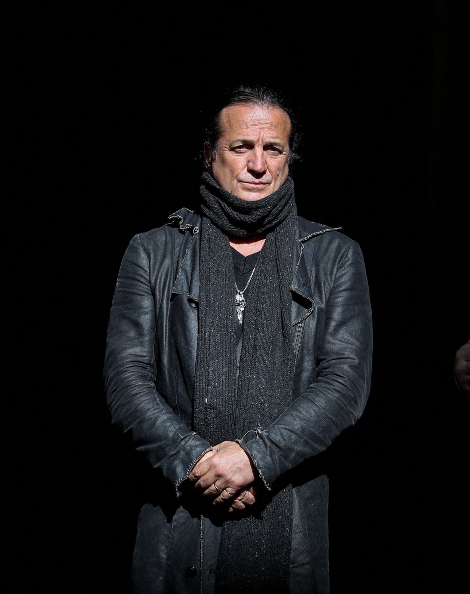 Francis Lalanne - Arrivées aux Obsèques du danseur étoile Patrick Dupond en l'église Saint-Roch à Paris, France, le 11 mars 2021.