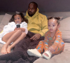 Kanye West et ses deux filles, North et Chicago. Mai 2020.