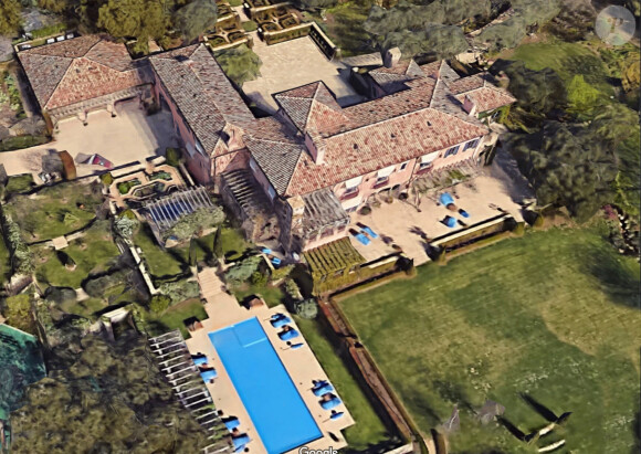 Exclusif - Vues aériennes de la nouvelle propriété du prince Harry, duc de Sussex et Meghan Markle, duchesse de Sussex dans le quartier de Montecito à Los Angeles, le 12 août 2020