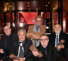 César d'anniversaire pour le Splendide - Marie Anne Chazel, Michel Blanc, Christian Clavier, Thierry Lhermitte, Gérard Jugnot, Josiane Balasko, Bruno Moynot lors de la pressroom (press room) remise des prix lors de la 46ème cérémonie des César à l'Olympia à Paris le 12 mars 2021 © David Niviere / Pool / Bestimage 