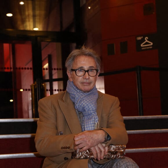 César d'anniversaire pour le Splendide - Thierry Lhermitte lors de la pressroom (press room) remise des prix lors de la 46ème cérémonie des César à l'Olympia à Paris le 12 mars 2021 © Thomas Samson / Pool / Bestimage 