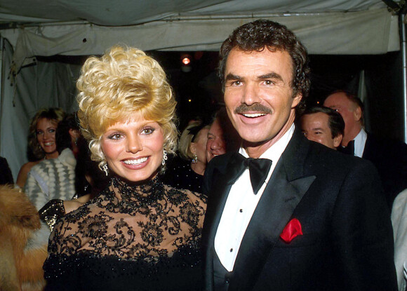 Burt Reynolds et son ex-épouse Loni Anderson en 1985.
