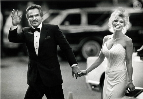 Burt Reynolds et son ex-épouse Loni Anderson en 1989.