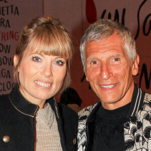 Nagui et sa femme Mélanie Page lors du vernissage de l'exposition consacrée à l'oeuvre et l'imaginaire de Christian Louboutin "l'Exhibitionniste' (L'Exibition[niste]) au Palais de la Porte Dorée, à Paris, France, le 24 février 2020. © Philippe Baldini/Bestimage