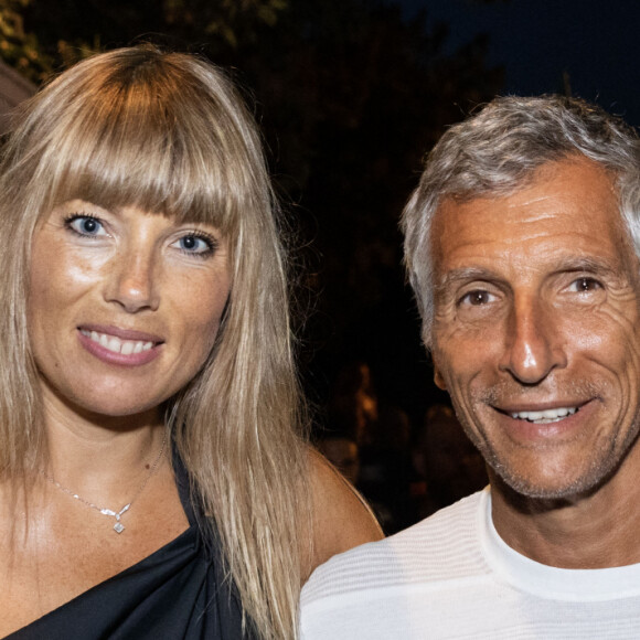 Mélanie Page et son mari Nagui avant le concert "Depardieu Chante Barbara" au Festival de Ramatuelle, France, le 11 août 2019. © Cyril Bruneau/Festival de Ramatuelle/Bestimage