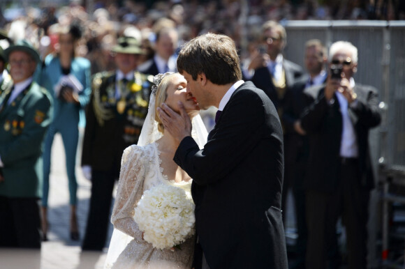 Cérémonie religieuse du Mariage du prince Ernst August Jr de Hanovre et de Ekaterina Malysheva en l'église Marktkirche de Hanovre le 8 juillet 2017.