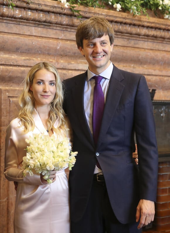 Mariage civil du prince Ernst junior de Hanovre et de Ekaterina Malysheva, à l' hôtel de ville de Hanovre. © Haz/ Rainer Dröse/Pool/ImageBuzz/Bestimage