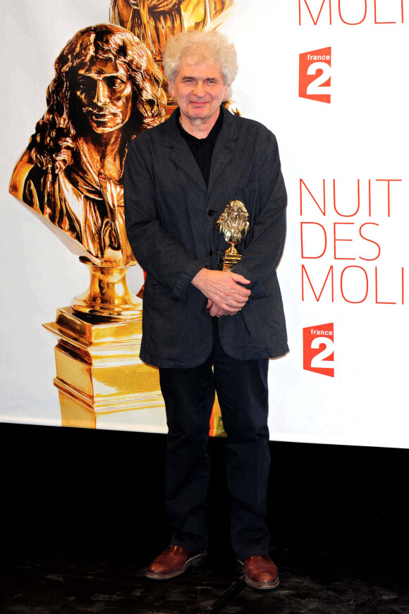 Alain Françon à la soirée de la 24ème Nuit des Molières à Créteil, en 2010.