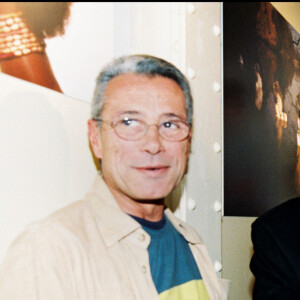 Archives - Jean-Marie Périer et Jacques Dutronc - Vernissage de l'exposition de Jean-Marie Périer. Paris. 1998.