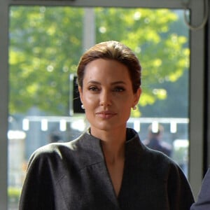 Angelina Jolie et Brad Pitt - Conférence pour la prévention contre les violences sexuelles lors des conflits. Londres, le 13 juin 2014