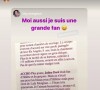 Laly Meignan rend hommage à Julien Doré sur Instagram. Le 21 mars 2021.