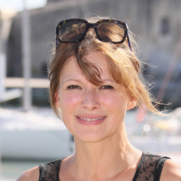 Laly Meignan - Photocall de la série "Les mystères de l'amour" lors de la 21e édition du Festival de la Fiction TV de la Rochelle . Le 13 septembre 2019. © Patrick Bernard / Bestimage