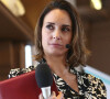 Julia Vignali participe à la 5ème Journée nationale de lutte contre le harcèlement à l'école, au collège Chaptal à Paris, le 7 novembre 2019. © Gwendoline Le Goff / Panoramic / Bestimage