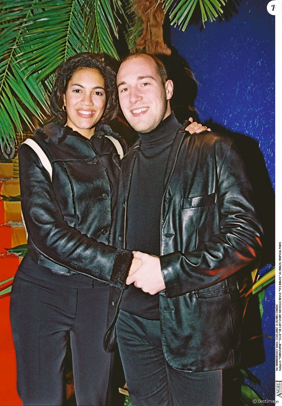 Julie et Christophe de "Loft Story" en 2002 à Paris