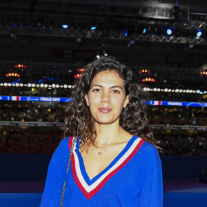 Noura El Shwekh - 1er match de la Finale de la coupe Davis opposant la France à la Belgique remporté par Goffin (7-5, 6-3, 6-1) au Stade Pierre Mauroy à Lille , le 24 novembre 2017. © Perusseau - Ramsamy / Bestimage