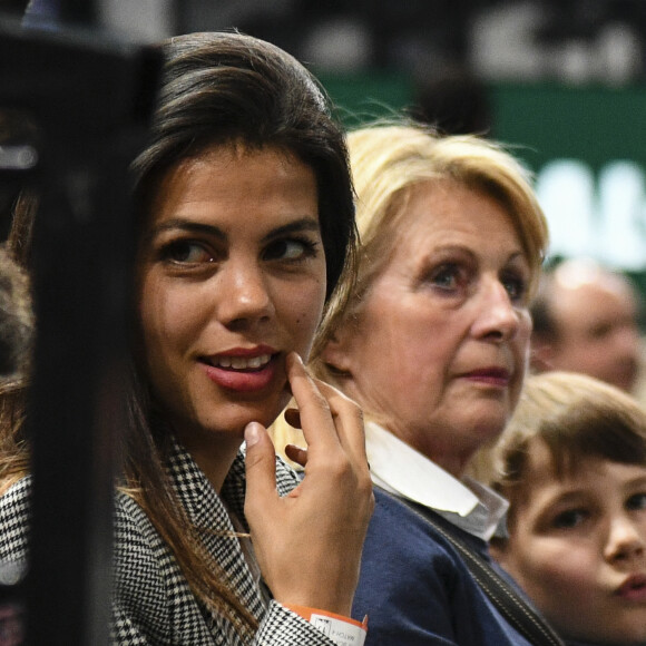 Noura El Shwekh - Personnalités lors du tournoi de tennis "Rolex Paris Masters 2017" à Paris, France, le 1er novembre 2017. © Veeren-Perusseau/Bestimage