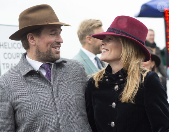 Peter Phillips et son mari Autumn Phillips au Cheltenham National Hunt Festival à Cheltenham le 15 mars 2019.