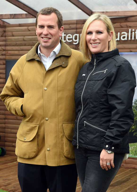 Zara et Peter Phillips au salon "RHS Chelsea Flower" à Londres. Le 18 mai 2015