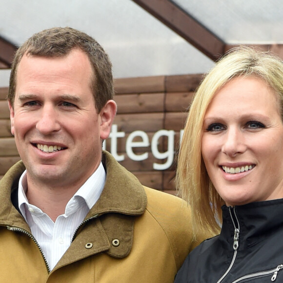 Zara et Peter Phillips au salon "RHS Chelsea Flower" à Londres. Le 18 mai 2015