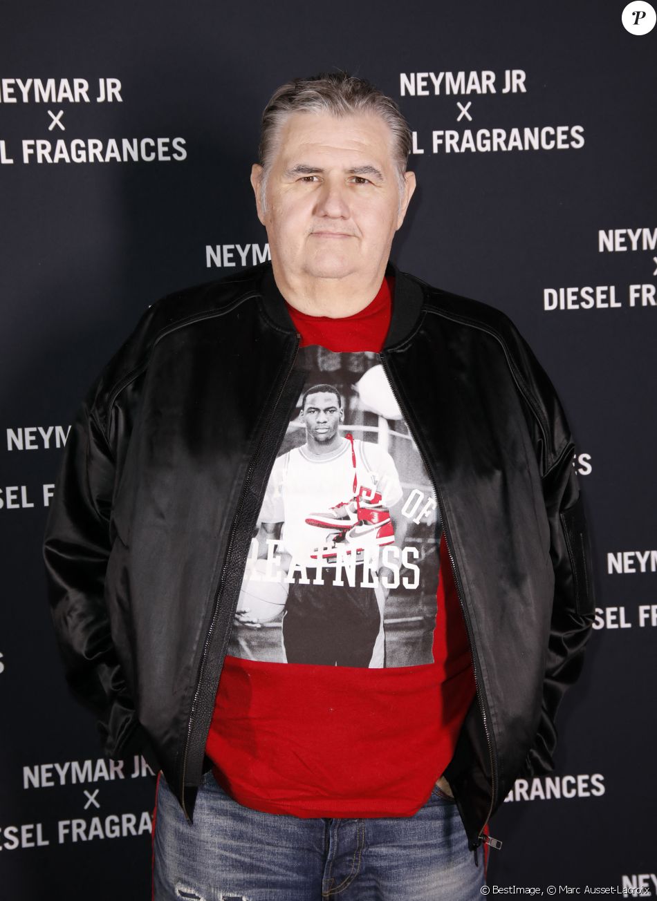 Pierre Ménès lors de la soirée de lancement du parfum "Spirit of the Brave" à la Salle Wagram à Paris, France, le 21 mai 2019. © Marc Ausset-Lacroix/Bestimage