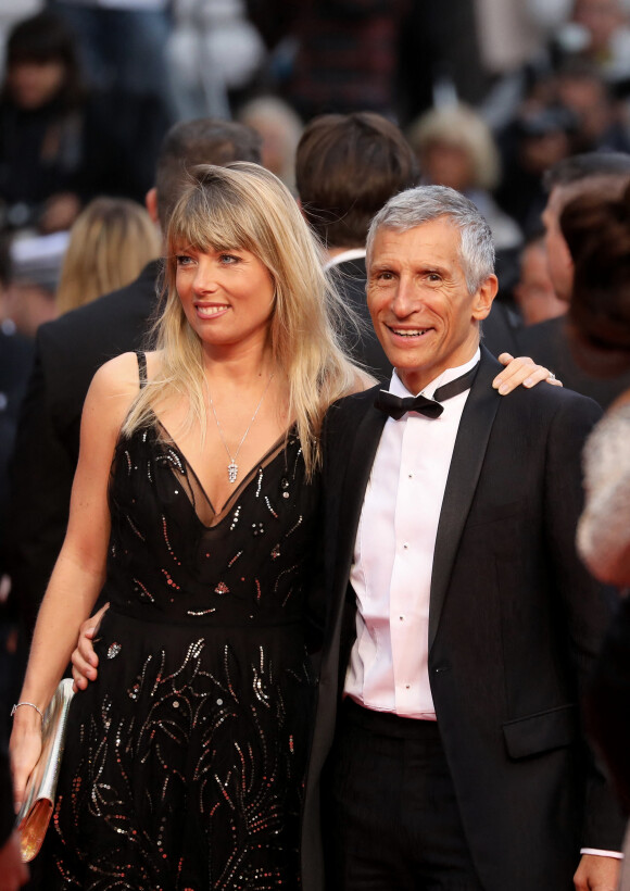 Nagui et sa femme Mélanie Page - Montée des marches du film "Douleur et Gloire" lors du 72ème Festival International du Film de Cannes. Le 17 mai 2019 © Jacovides-Moreau / Bestimage